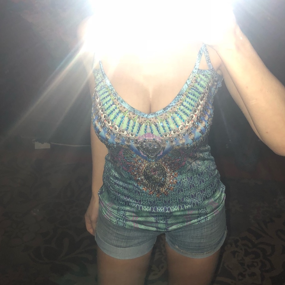 Print tank top